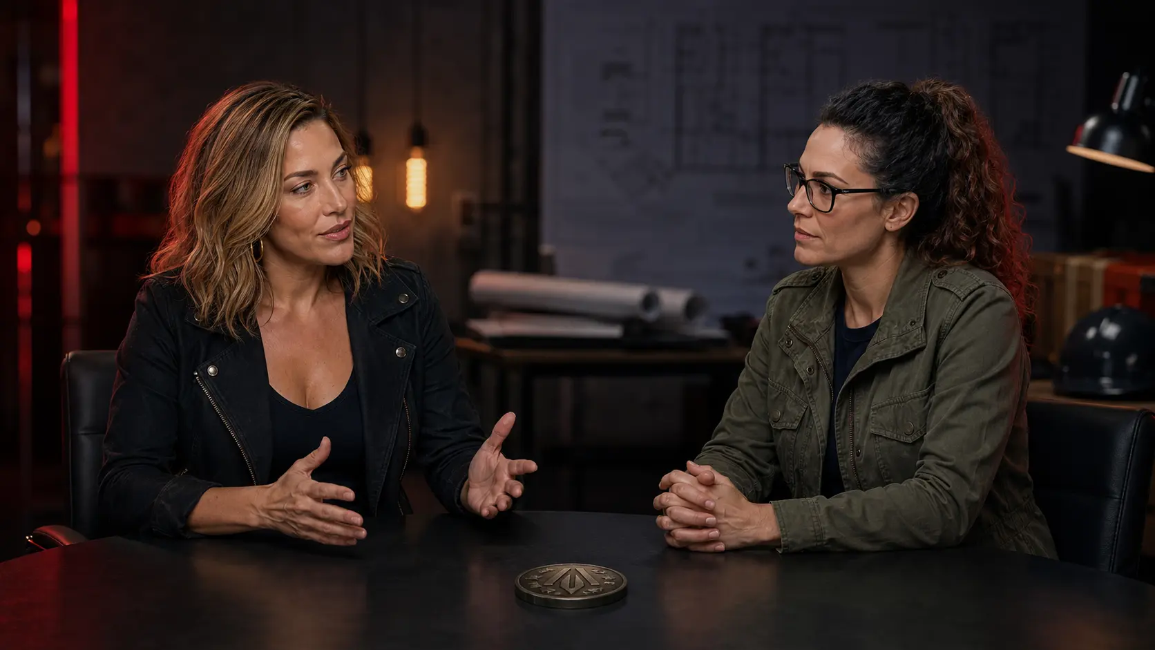 Blair Sutton and Michelle Vance discuss the leadership and management coin